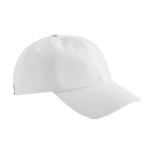 Beechfield Natural Cotton Baseball Cap / White